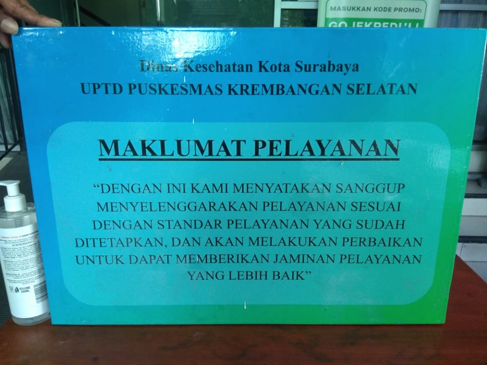 Maklumat Puskesmas Krembangan Selatan